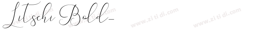 Litschi Bold字体转换